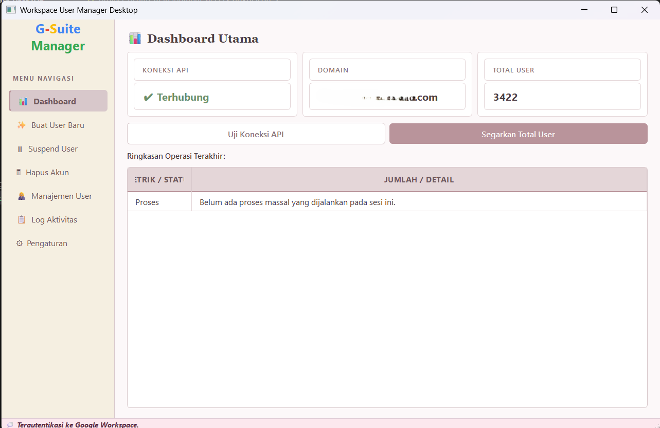 Google Workspace User Manager